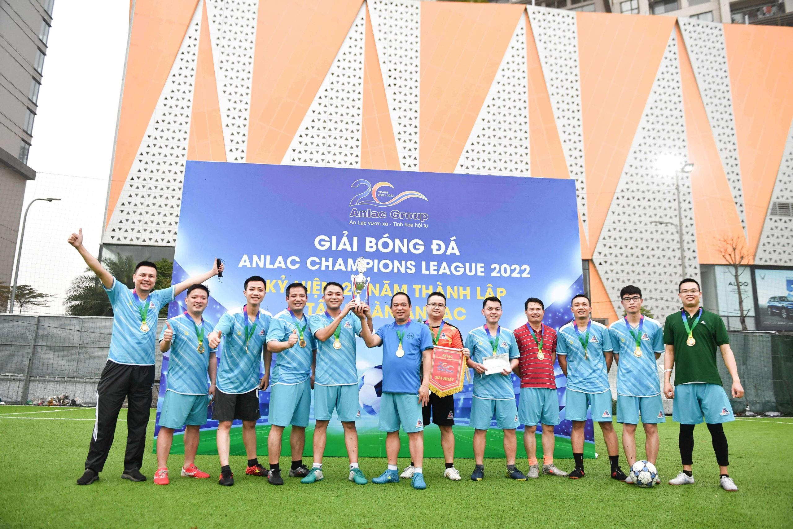 ANLAC CHAMPIONS LEAGUE FOOTBALL FINAL TO CELEBRATE THE 20<sup>TH</sup>  ANNIVERSARY OF THE FOUNDING OF AN LAC GROUP