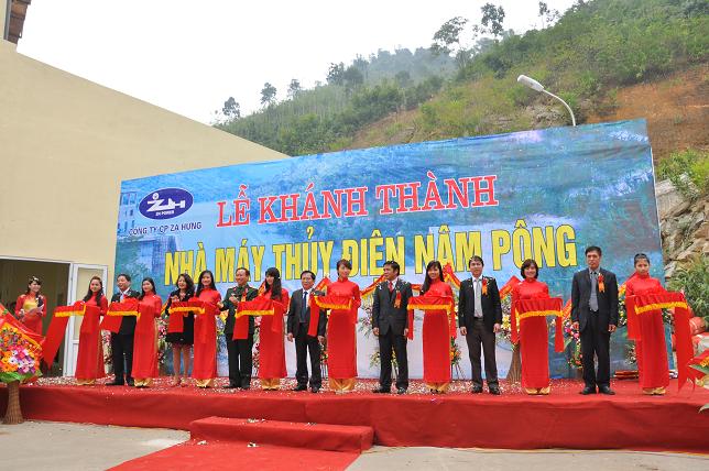 Lễ khánh thành Nhà máy thủy điện Nậm Pông