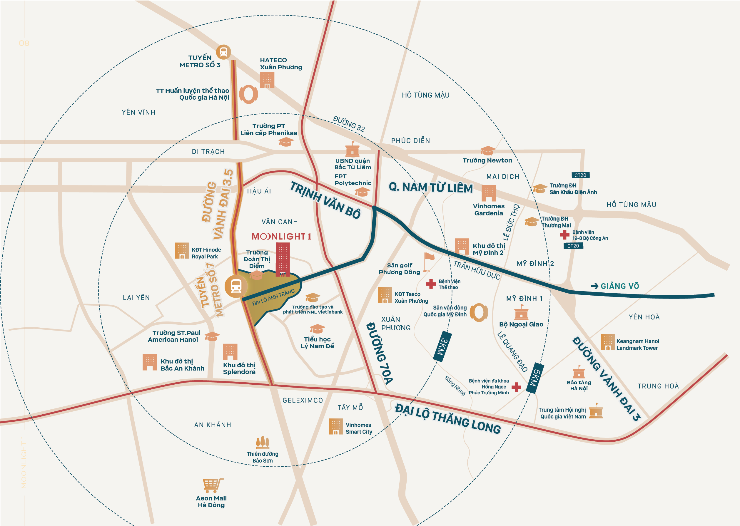 Moonlight 1 – Khu đô thị Anlac Green Symphony: Tiếp giáp với 4 tuyến đường huyết mạch quốc gia