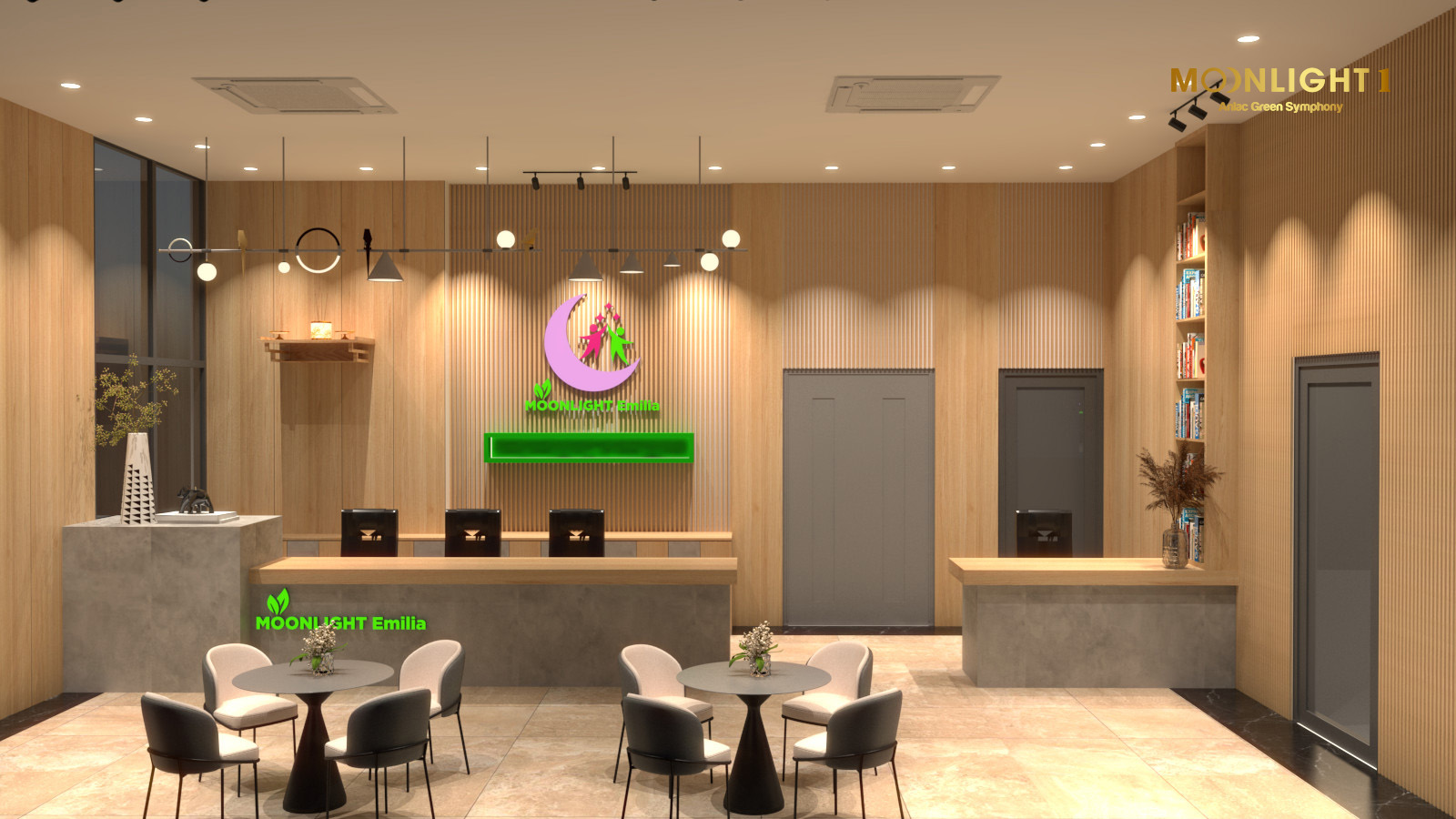 Phối cảnh Trường Mầm non song ngữ chất lượng cao tại Moonlight 1