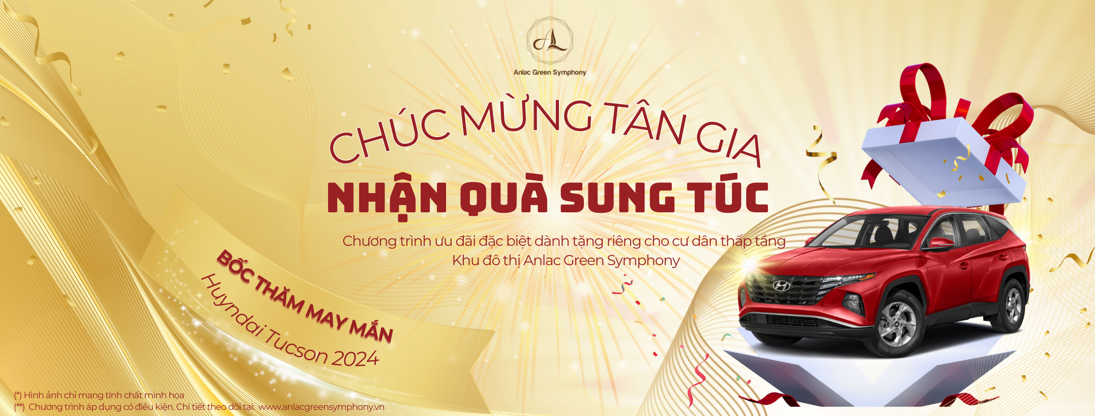 CHƯƠNG TRÌNH BỐC THĂM MAY MẮN DÀNH TẶNG RIÊNG CHO CƯ DÂN THẤP TẦNG KĐT ANLAC GREEN SYMPHONY